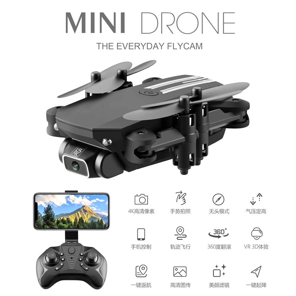 for Aerial Photography HighDefinition 4K Pixel Mini FourAxis Aircraft Folding Fixed Height Remote Control Toy Plane