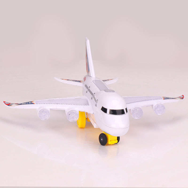 New Airbus A380 Electric Luminous Universal Music 26cm Aircraft Model Plane Toy