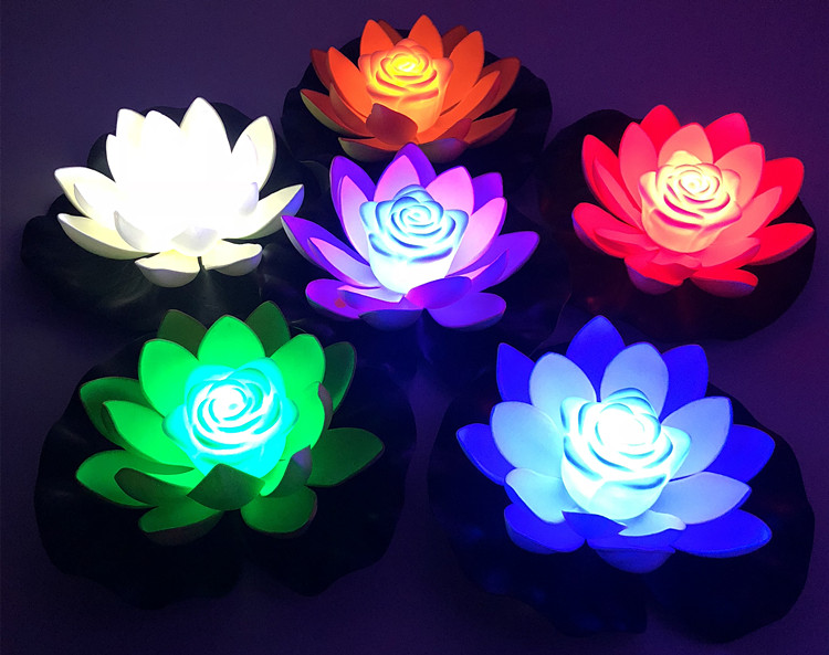Lotus Lamp Buddhist Blessing Wishing Lamp Water Landscape Lighting Decorations with Battery Stall Supply Lotus Lantern Lotus Lamp Buddhist Blessing Wishing Lamp Water Landscape Lighting Decorations with Battery Stall Supply Lotus Lantern