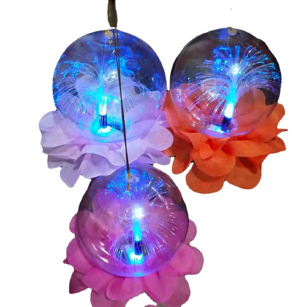 Lotus Lantern Lantern Lantern Festival Lantern Toy Push Scan Code Night Market Hot Sale Factory Wholesale Lotus Lantern