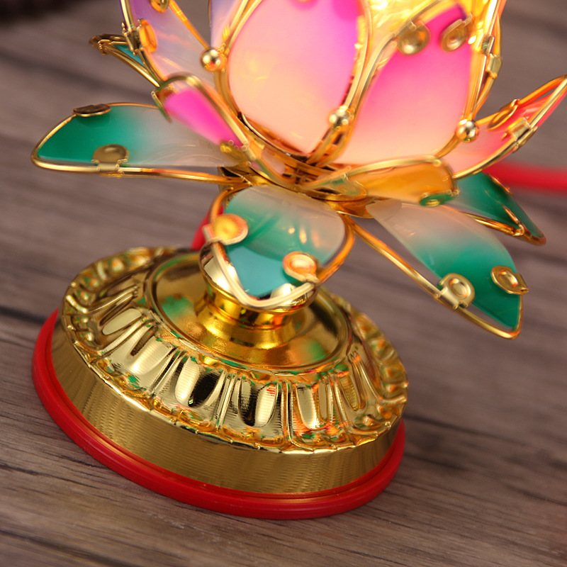 Special Offer Buddhist Supplies Buddha Lamp Buddha Lamp First Product Lotus Lamp Colorful Picture Lotus Lantern Special Offer Buddhist Supplies Buddha Lamp Buddha Lamp First Product Lotus Lamp Colorful Picture Lotus Lantern