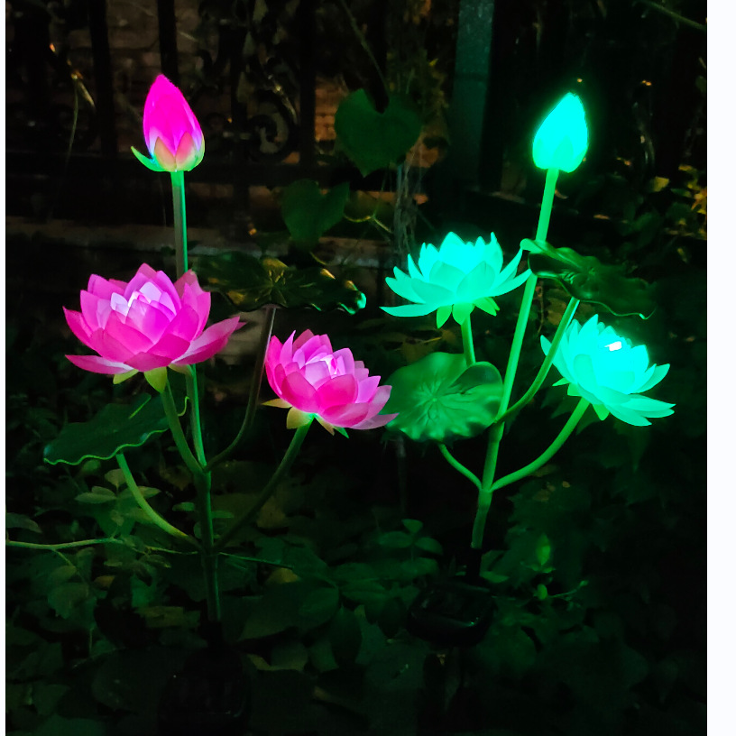 Solar Color Color Changing Lotus Festive Lantern Led Floor Outlet Lotus Lotus Lamp Festive Lantern Decoration Lawn Lamp 3led Simulation Festive Lantern Festive Lantern Solar Color Color Changing Lotus Festive Lantern Led Floor Outlet Lotus Lotus Lamp Festive Lantern Decoration Lawn Lamp 3led Simulation Festive Lantern Festive Lantern