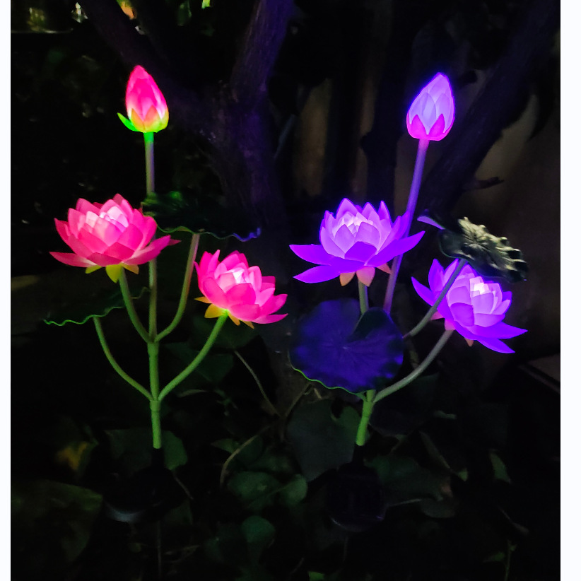 Solar Color Color Changing Lotus Festive Lantern Led Floor Outlet Lotus Lotus Lamp Festive Lantern Decoration Lawn Lamp 3led Simulation Festive Lantern Festive Lantern Solar Color Color Changing Lotus Festive Lantern Led Floor Outlet Lotus Lotus Lamp Festive Lantern Decoration Lawn Lamp 3led Simulation Festive Lantern Festive Lantern