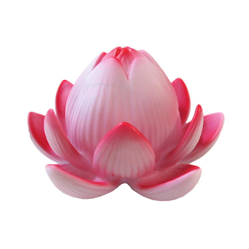 Colorful Lotus Lotus Lamp Led Buddha Worshiping Lamp Glowing Night Lights Plastic Lotus Lantern