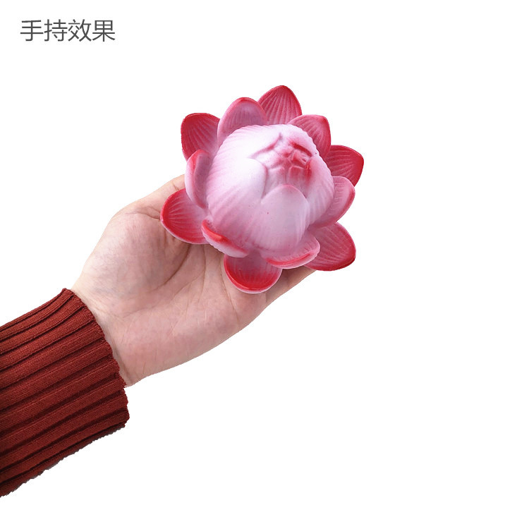 Colorful Lotus Lotus Lamp Led Buddha Worshiping Lamp Glowing Night Lights Plastic Lotus Lantern