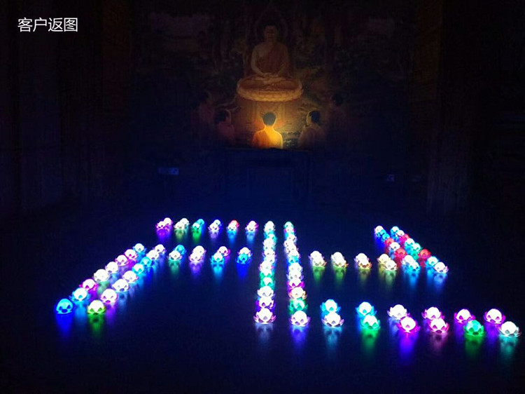 Colorful Lotus Lotus Lamp Led Buddha Worshiping Lamp Glowing Night Lights Plastic Lotus Lantern Colorful Lotus Lotus Lamp Led Buddha Worshiping Lamp Glowing Night Lights Plastic Lotus Lantern