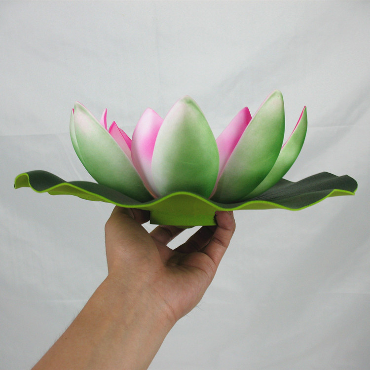 Lotus Lantern Direct Sales Solar Lotus Lamp Led Lotus Pool Landscape Decoration Colorful Monochrome Can Be Formulated
