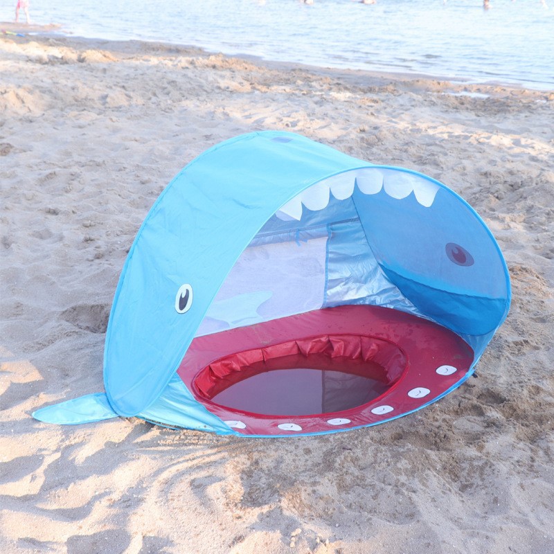 Beach Sun-Proof Outdoor Tent Sun Protection by the Sea Quick Opening Holiday Toy Children&#039;s Spring Outing Seaside Opening Artifact Equipment Seconds