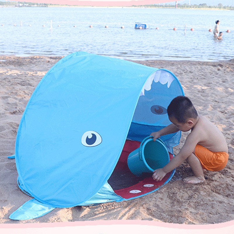 Beach Sun-Proof Outdoor Tent Sun Protection by the Sea Quick Opening Holiday Toy Children&#039;s Spring Outing Seaside Opening Artifact Equipment Seconds