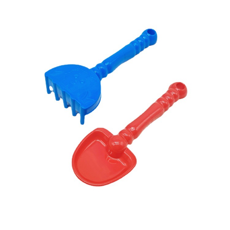 Beach Toy Bucket 5-Piece Set Water Digging Sand Seaside Toy Shovel Rake Kindergarten Baby Toy