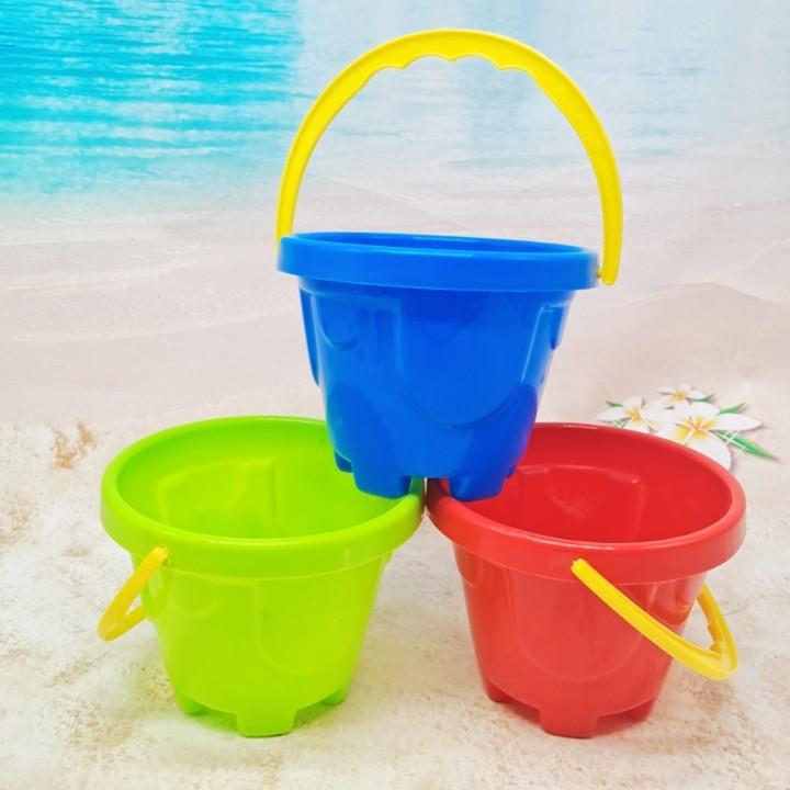 Beach Toy Bucket 5-Piece Set Water Digging Sand Seaside Toy Shovel Rake Kindergarten Baby Toy