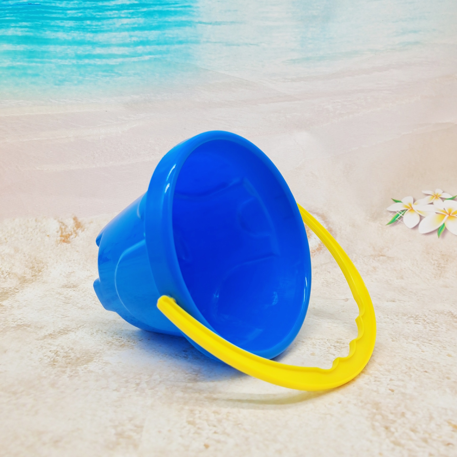 Beach Toy Bucket 5-Piece Set Water Digging Sand Seaside Toy Shovel Rake Kindergarten Baby Toy
