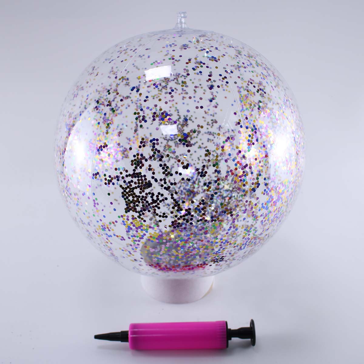 Inflatable toys Cross-Border PVC Inflatable Beach Ball Transparent Sequin Ball Inflatable Beach Ball Toy Perennial Spot Inflatable toys Cross-Border PVC Inflatable Beach Ball Transparent Sequin Ball Inflatable Beach Ball Toy Perennial Spot