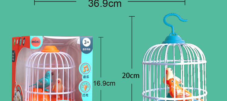 BestSeller on Douyin Beach Voice Control Mini Cute Puppy Cage Simulation Sound and Light Bird Cage Play House Toy BestSeller on Douyin Beach Voice Control Mini Cute Puppy Cage Simulation Sound and Light Bird Cage Play House Toy