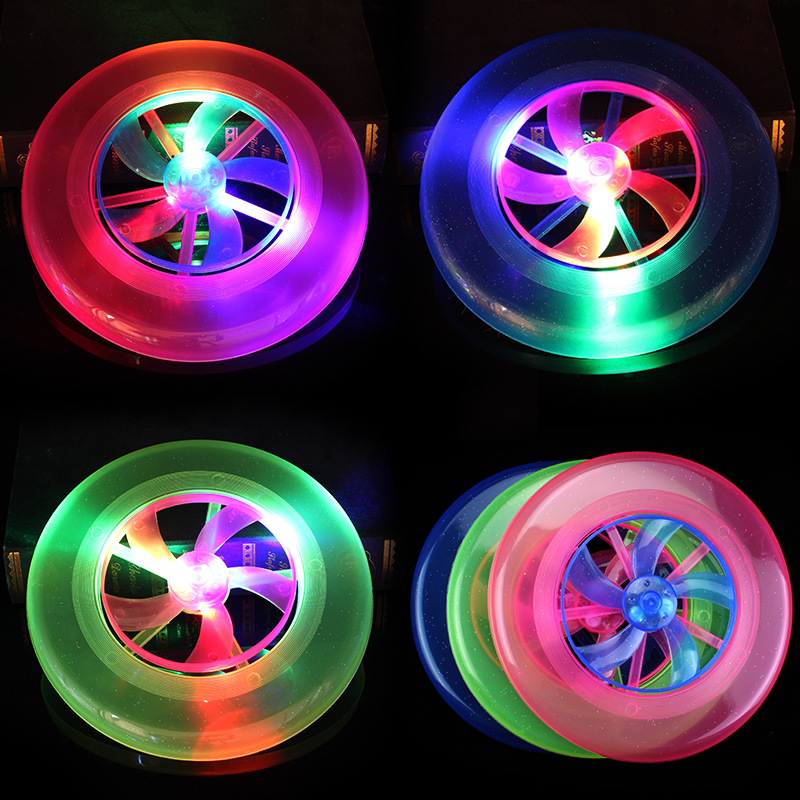New Flash Frisbee Beach Plaza Flash Frisbee Outdoor flash Toy sports Frisbee