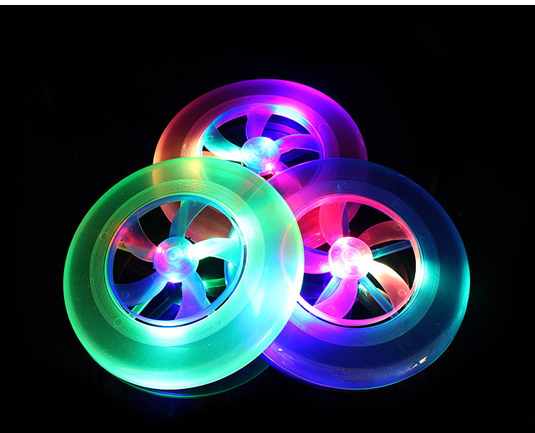 New Flash Frisbee Beach Plaza Flash Frisbee Outdoor flash Toy sports Frisbee