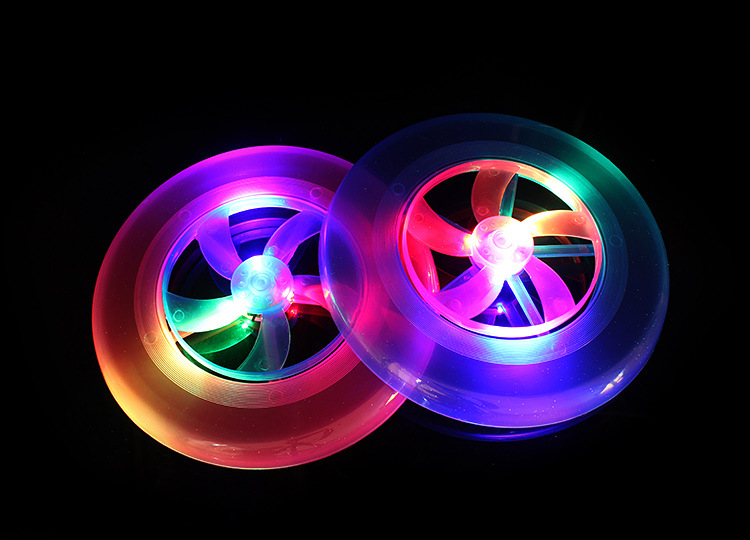 New Flash Frisbee Beach Plaza Flash Frisbee Outdoor flash Toy sports Frisbee