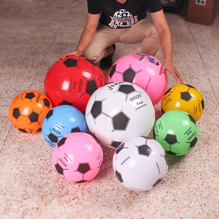Beach Toy 30cm Color Inflatable Ball Children's Water Ball 6 Color Beach Toy Ball Beach Ball