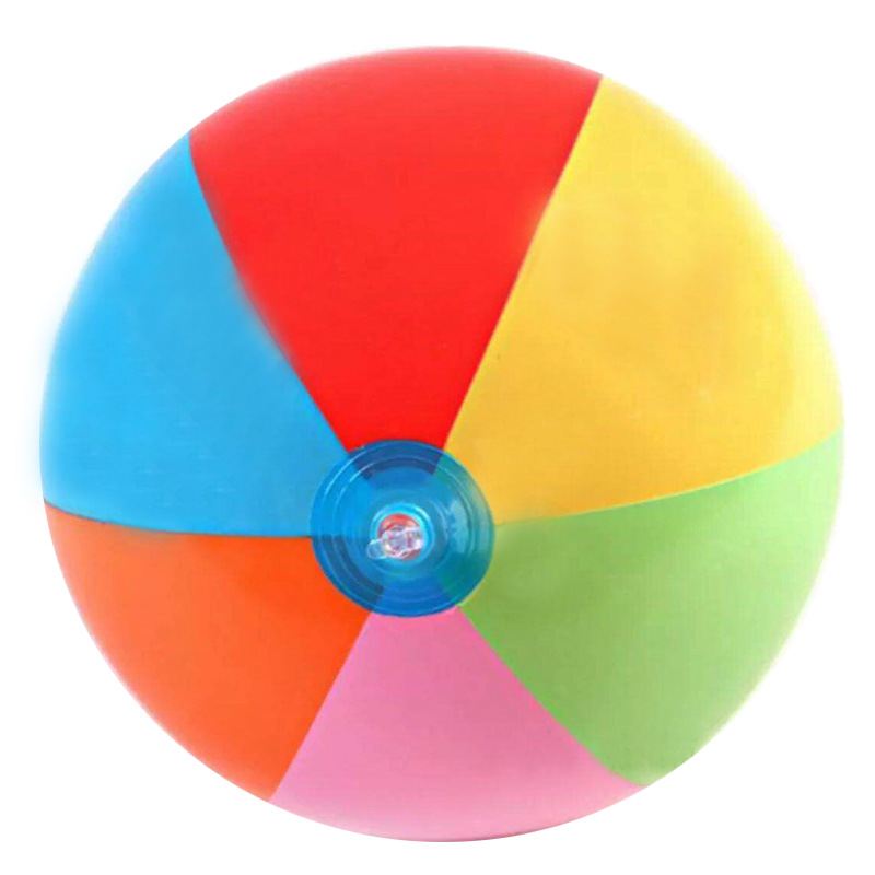 Beach Toy 30cm Color Inflatable Ball Children's Water Ball 6 Color Beach Toy Ball Beach Ball