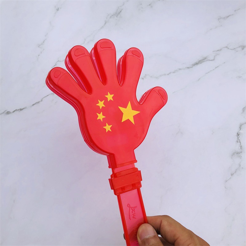 National Flag Hand Racket 28cm National Flag Luminous Hand Racket Five-Star Red Flag Hand Clap National Day Cheering Props Wholesale National Flag Hand Racket 28cm National Flag Luminous Hand Racket Five-Star Red Flag Hand Clap National Day Cheering Props Wholesale
