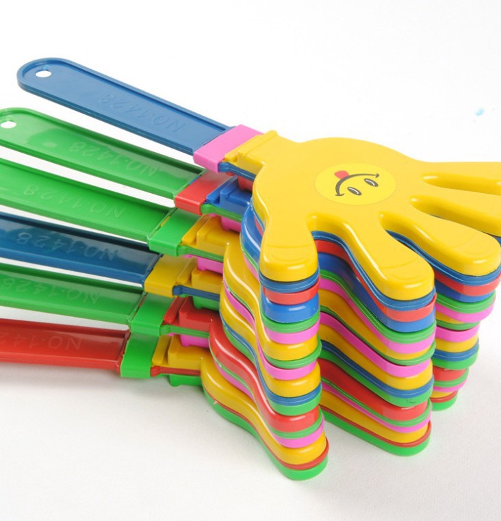 Hand Clap Device Plastic Toy Applauding Bats Clapping Hand Palm Shooting New Material Clapping Device Palm Customization
