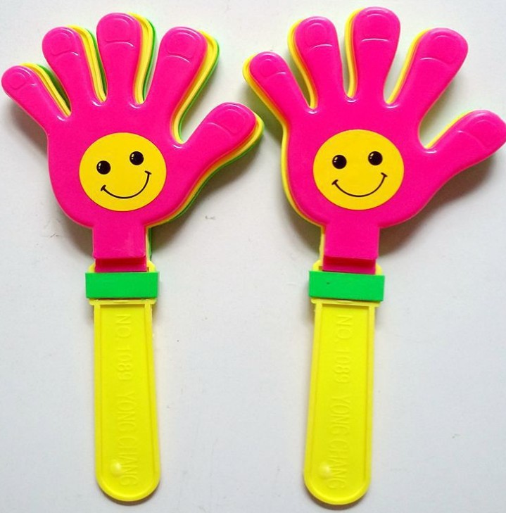 28cm Large Size Clap Trap Clapping Device Plastic Toy Applauding Bats Clapping Hand Palm Shooting New Hand Clap
