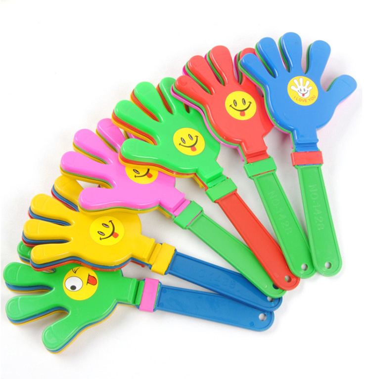 28cm Large Size Clap Trap Clapping Device Plastic Toy Applauding Bats Clapping Hand Palm Shooting New Hand Clap