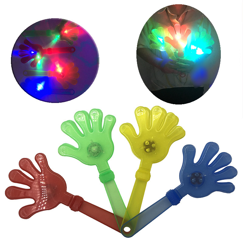 Crossborder hot selling luminous hand clap Concert Birthday party Booster New strange hand clap toy manufacturer