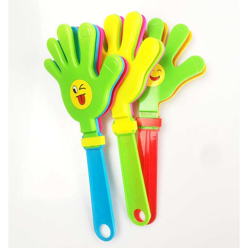 Clap Trap Wholesale Palm Racket New Material Clapping Device Large Activity Cheering Props 28cm Clapping Device Claps Small Hand-Shape Swatter Clapping Device
