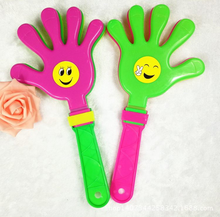 Hand Clap 28cm Clap Trap Palm Racket Plastic Clap Hands Large Claps Luminous Claps Wholesale