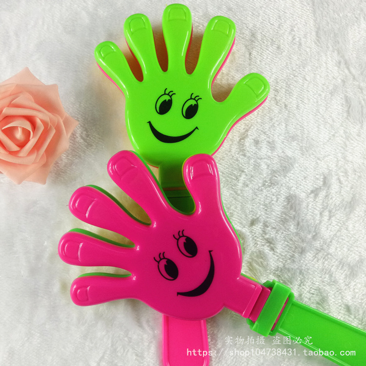 Hand Clap 28cm Clap Trap Palm Racket Plastic Clap Hands Large Claps Luminous Claps Wholesale