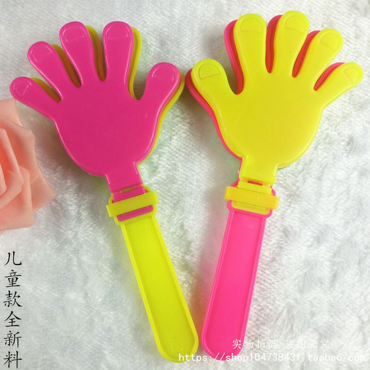 Hand Clap 28cm Clap Trap Palm Racket Plastic Clap Hands Large Claps Luminous Claps Wholesale