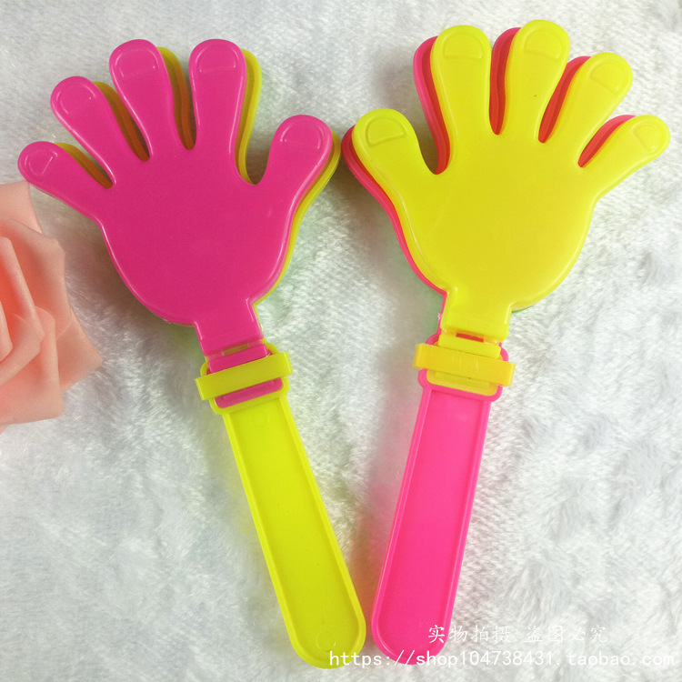 Hand Clap 28cm Clap Trap Palm Racket Plastic Clap Hands Large Claps Luminous Claps Wholesale
