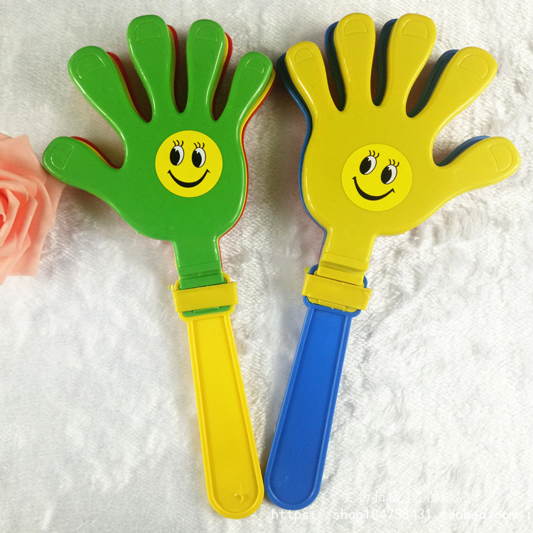 Hand Clap 28cm Clap Trap Palm Racket Plastic Clap Hands Large Claps Luminous Claps Wholesale