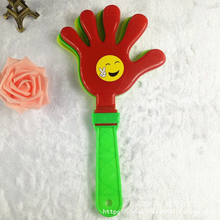 Hand Clap 28cm Clap Trap Palm Racket Plastic Clap Hands Large Claps Luminous Claps Wholesale