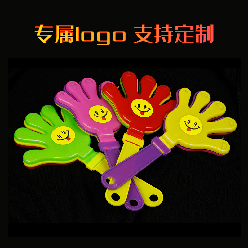 Colorful Luminous Clapper Toy LED Light-Emitting Hand Clap 28cm Large Palm Clap Trap Clapper Manufacturer