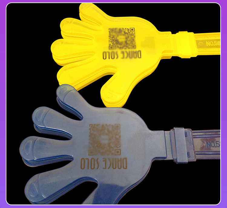 Colorful Luminous Clapper Toy LED Light-Emitting Hand Clap 28cm Large Palm Clap Trap Clapper Manufacturer Colorful Luminous Clapper Toy LED Light-Emitting Hand Clap 28cm Large Palm Clap Trap Clapper Manufacturer
