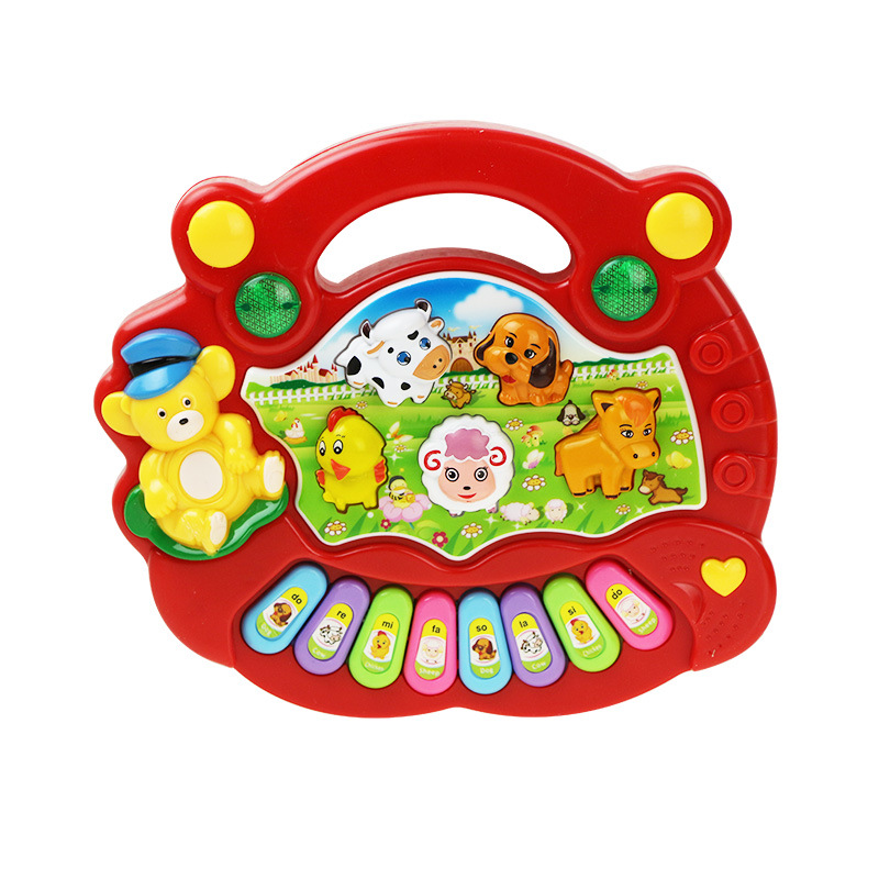 Electronic organ hand clap drum sound light music story baby education baby Toys Amazon