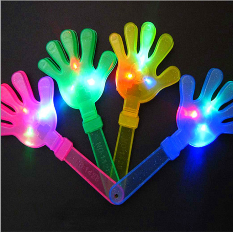 28cm Large Luminous Clap Trap Clapping Device Plastic Toy Clapping Clapping Hand Palm Clapping Flag Clapping Hand Clap