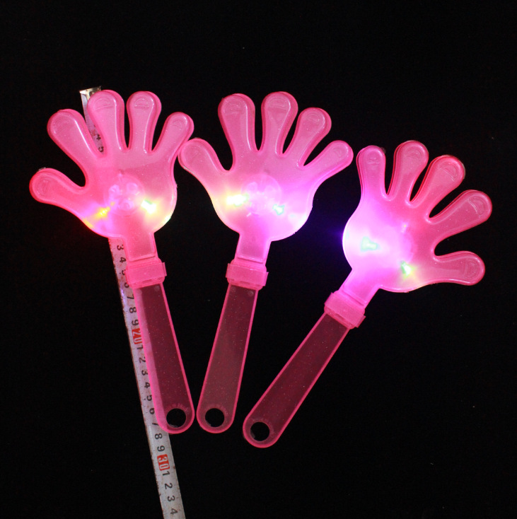 28cm Large Luminous Clap Trap Clapping Device Plastic Toy Clapping Clapping Hand Palm Clapping Flag Clapping Hand Clap 28cm Large Luminous Clap Trap Clapping Device Plastic Toy Clapping Clapping Hand Palm Clapping Flag Clapping Hand Clap