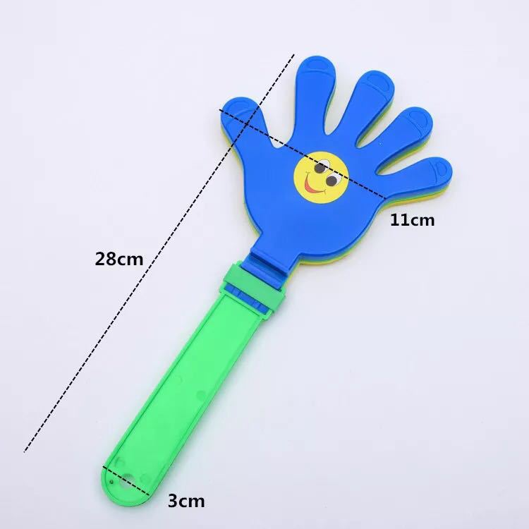 28cm Large Clap Trap Light-Emitting Clapping Device Plastic Toys Applauding Bats Festival Activities Hand Clap 28cm Large Clap Trap Light-Emitting Clapping Device Plastic Toys Applauding Bats Festival Activities Hand Clap