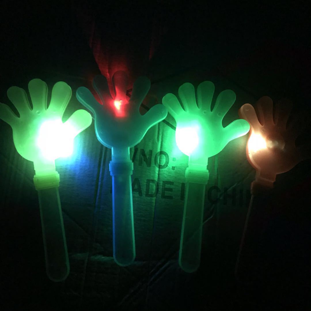 28cm Large Clap Trap Light-Emitting Clapping Device Plastic Toys Applauding Bats Festival Activities Hand Clap 28cm Large Clap Trap Light-Emitting Clapping Device Plastic Toys Applauding Bats Festival Activities Hand Clap