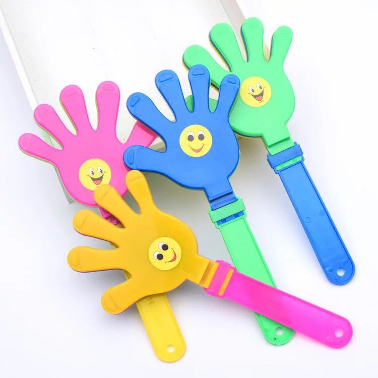 28cm Large Clap Trap Light-Emitting Clapping Device Plastic Toys Applauding Bats Festival Activities Hand Clap