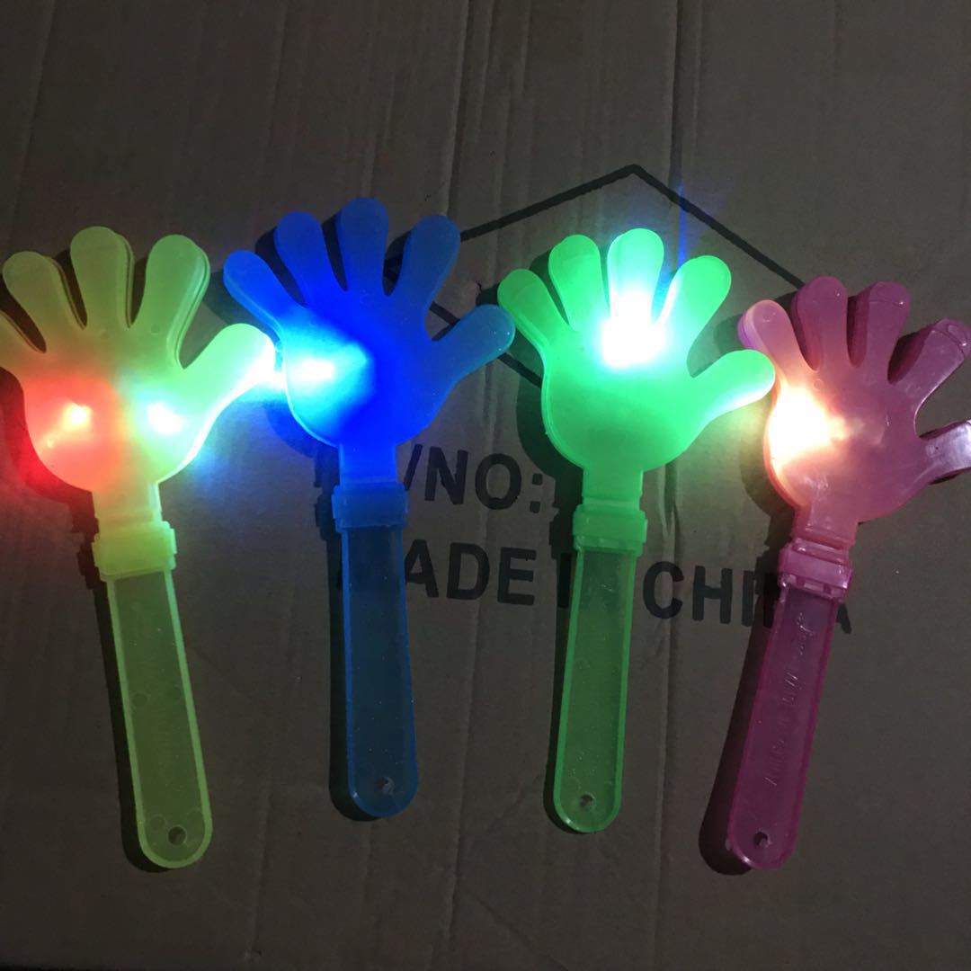 28cm Large Clap Trap Light-Emitting Clapping Device Plastic Toys Applauding Bats Festival Activities Hand Clap 28cm Large Clap Trap Light-Emitting Clapping Device Plastic Toys Applauding Bats Festival Activities Hand Clap