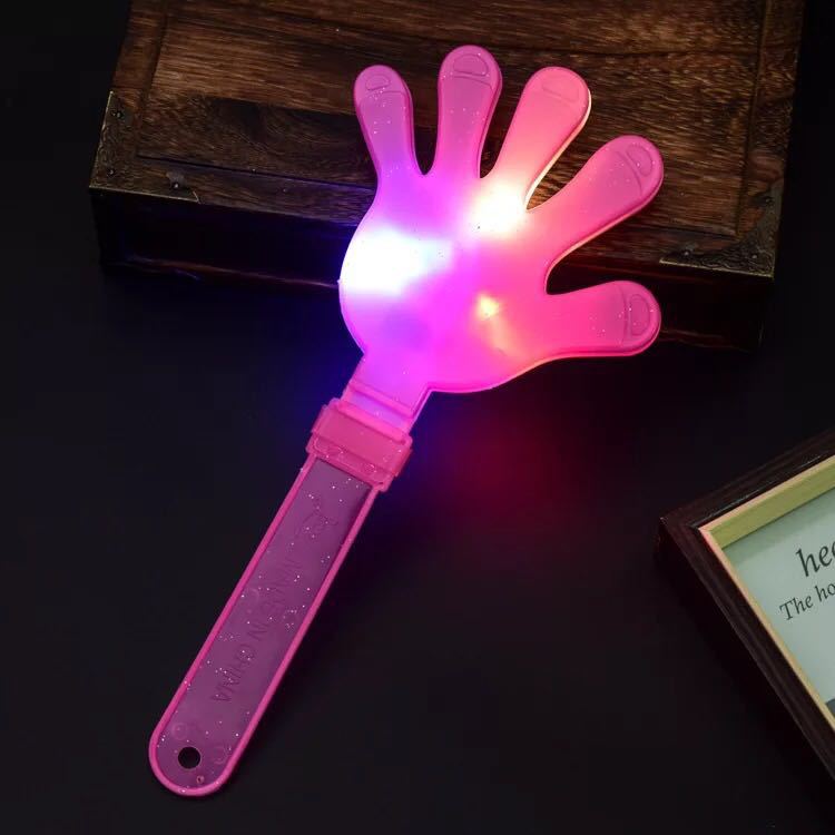 28cm Large Clap Trap Light-Emitting Clapping Device Plastic Toys Applauding Bats Festival Activities Hand Clap 28cm Large Clap Trap Light-Emitting Clapping Device Plastic Toys Applauding Bats Festival Activities Hand Clap