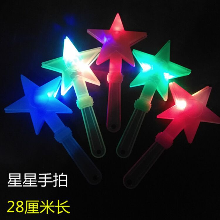 Annual Meeting Activities Light Clapping Device Flash Sand Hammer Party Applause Small Hand-Shape Hand Clap