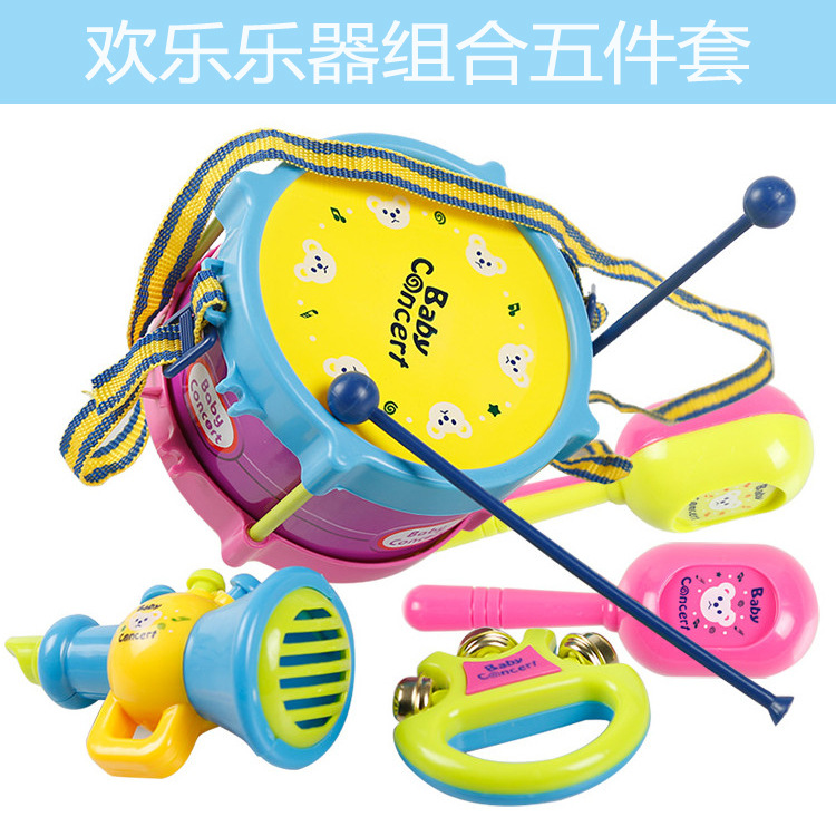 Music hand drum mini clap joy baby early childhood educational initiation toy instruments covered 5 times the children