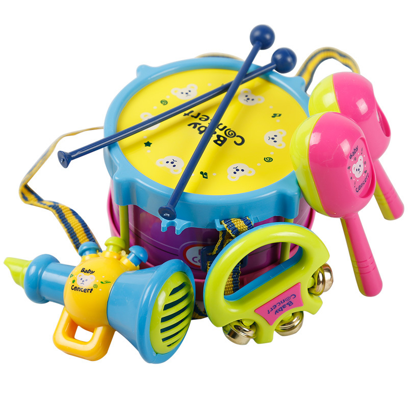 Music hand drum mini clap joy baby early childhood educational initiation toy instruments covered 5 times the children