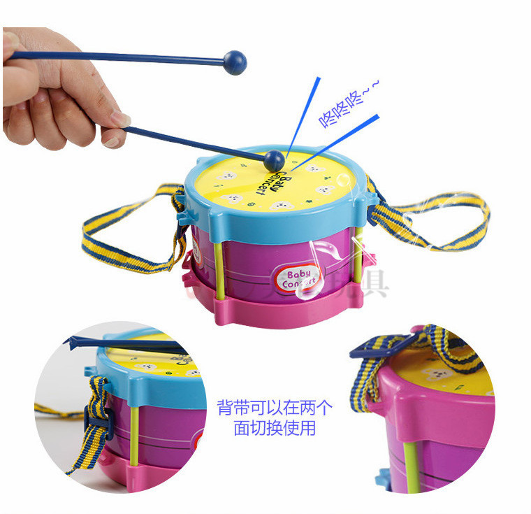 Music hand drum mini clap joy baby early childhood educational initiation toy instruments covered 5 times the children Music hand drum mini clap joy baby early childhood educational initiation toy instruments covered 5 times the children