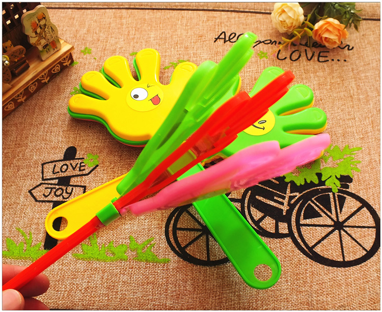 Large Clap Trap Environmental Protection Not Luminous Plastic Toys Smiling Face Claps Hand Clap Large Clap Trap Environmental Protection Not Luminous Plastic Toys Smiling Face Claps Hand Clap